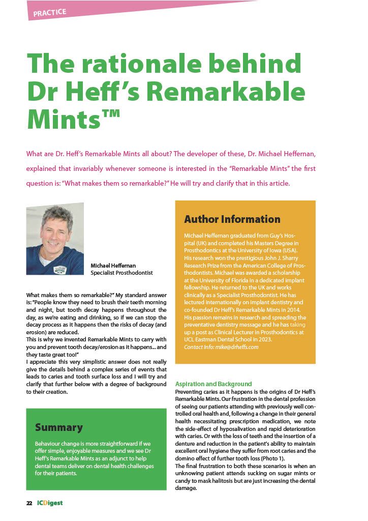 The rationale behind Dr Heff's Remarkable Mints Side Effect Support LLC