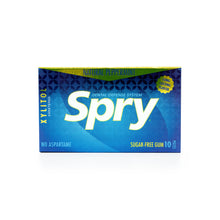 Load image into Gallery viewer, Spry Natural Xylitol Gum 10-count Blister Pack
