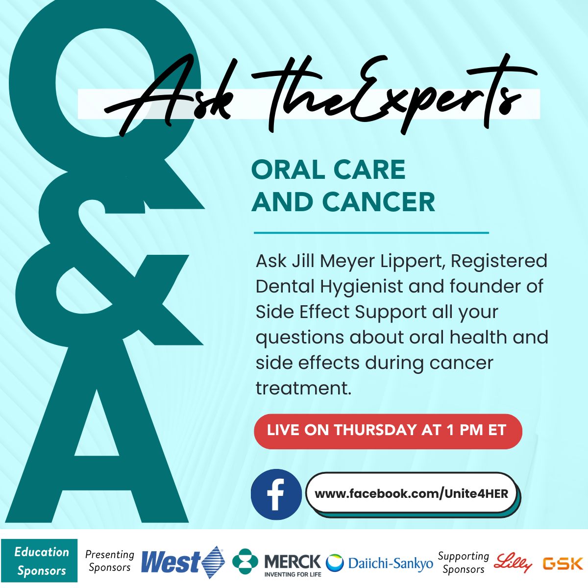 Unite for HER highlights oral care and cancer in their Ask the Experts series