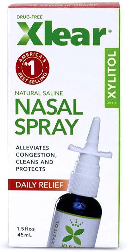 Xlear Natural Saline Nasal Spray 1.5 fl oz Xlear Natural Saline Nasal Spray 1.5 fl oz